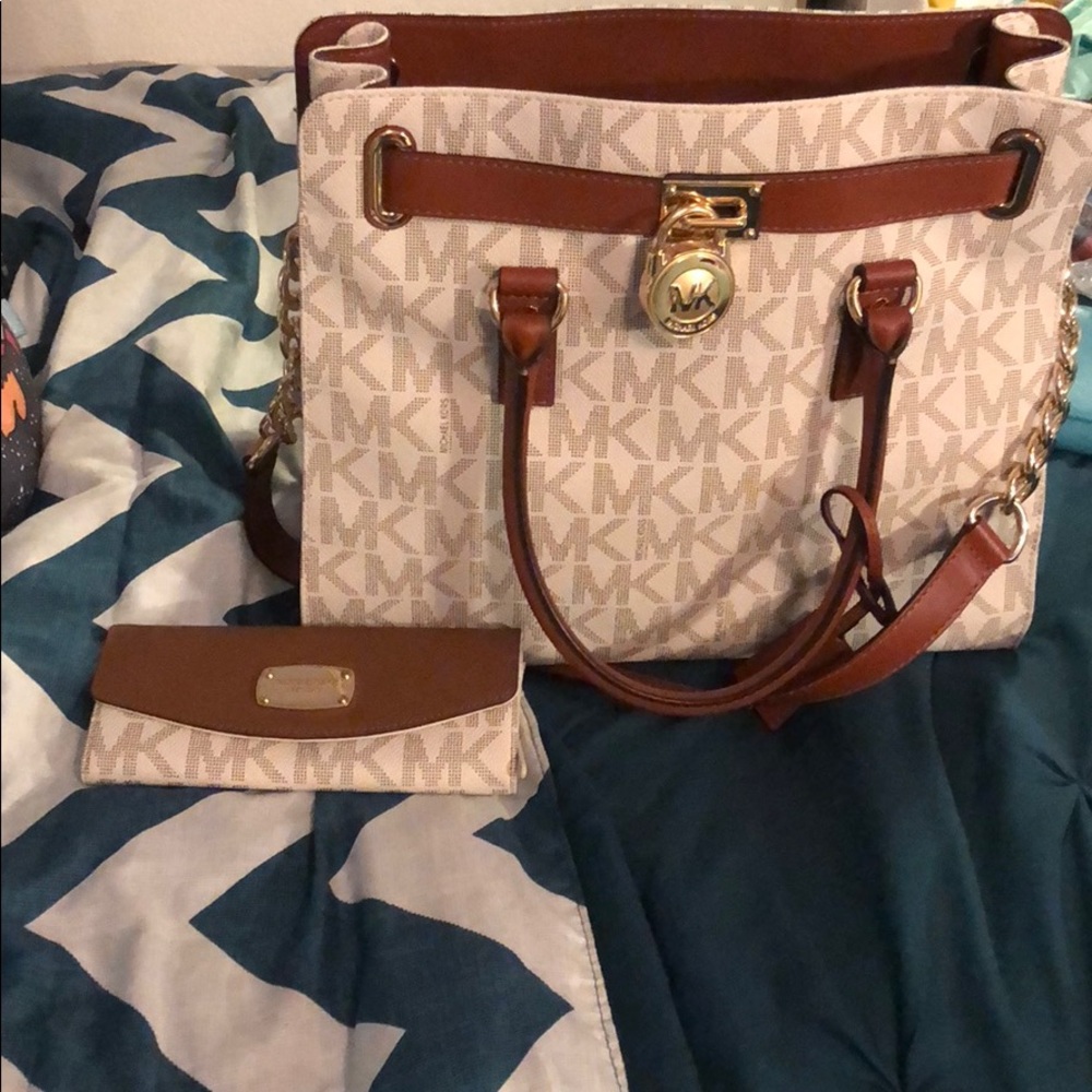 NWOT Michael Kors Satchel and Wallet